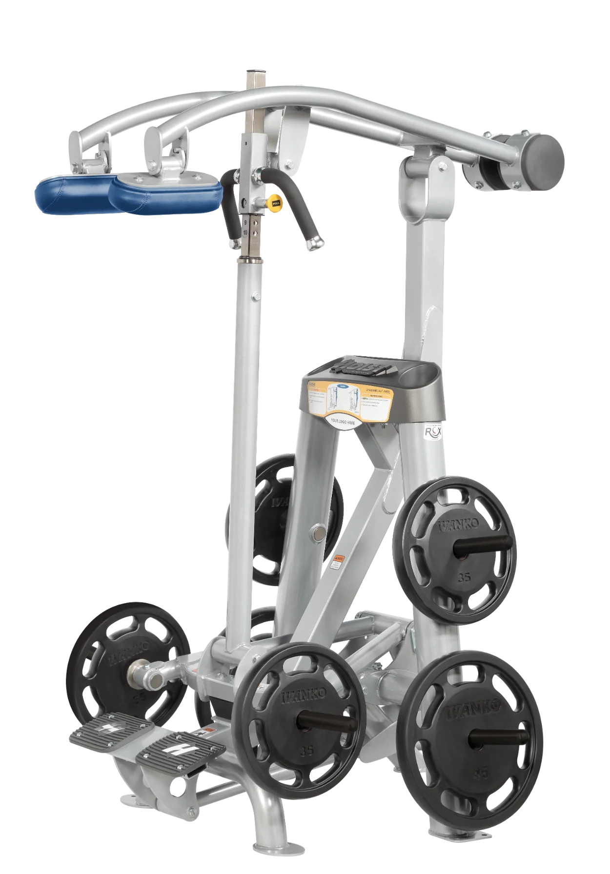 Hoist Fitness ROC IT RPL 5405 Plate Loaded Standing Calf Raise RPL-5405 - Fitness Outlet