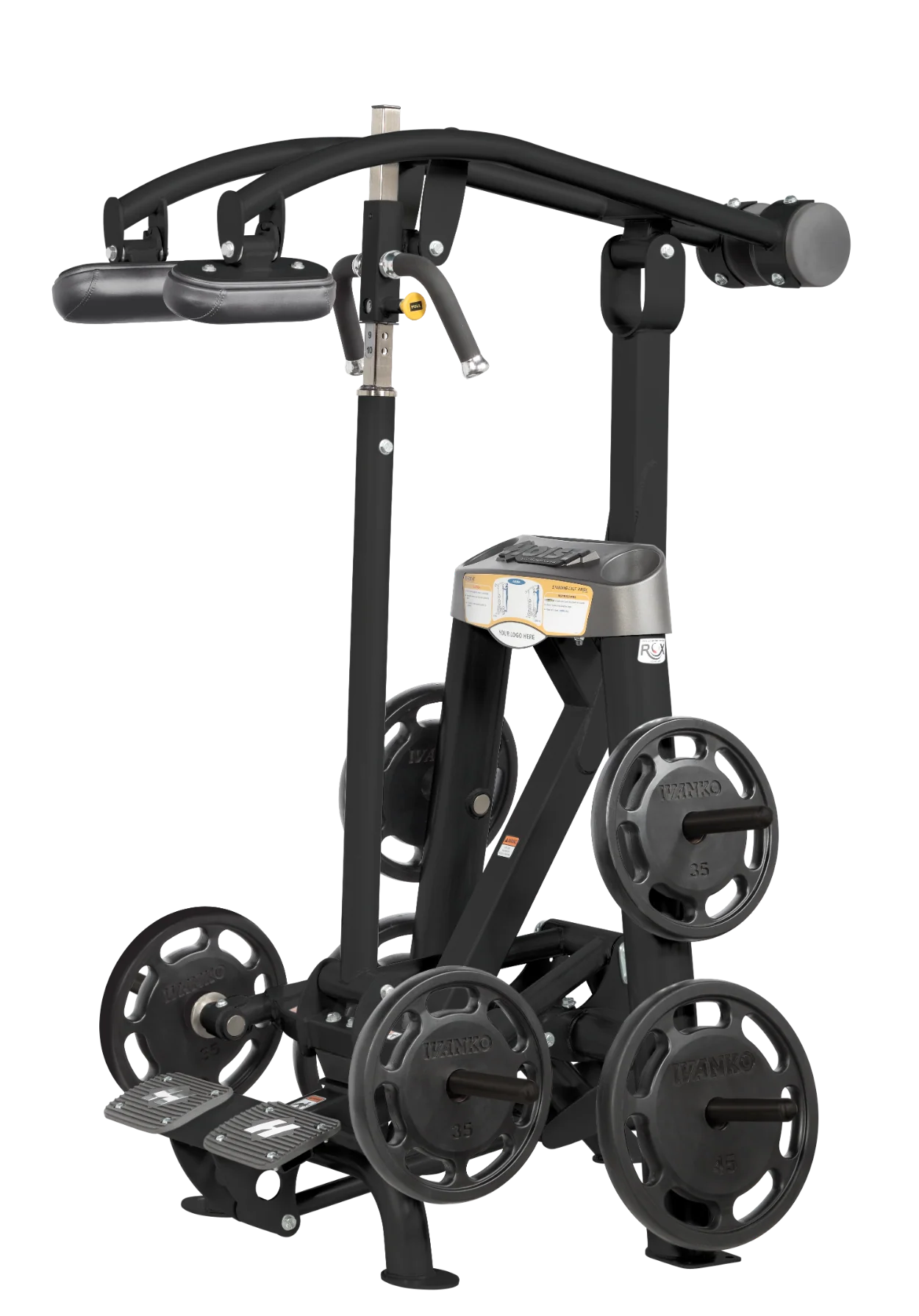 Hoist Fitness ROC IT RPL 5405 Plate Loaded Standing Calf Raise RPL-5405 - Fitness Outlet