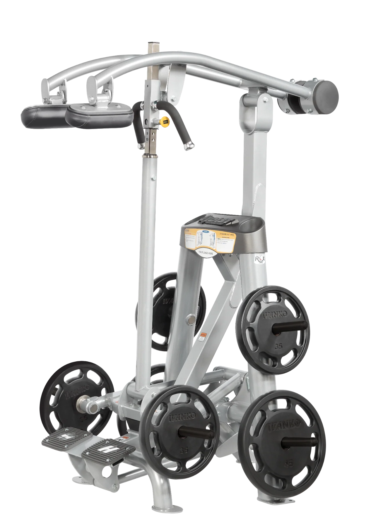Hoist Fitness ROC IT RPL 5405 Plate Loaded Standing Calf Raise RPL-5405 - Fitness Outlet