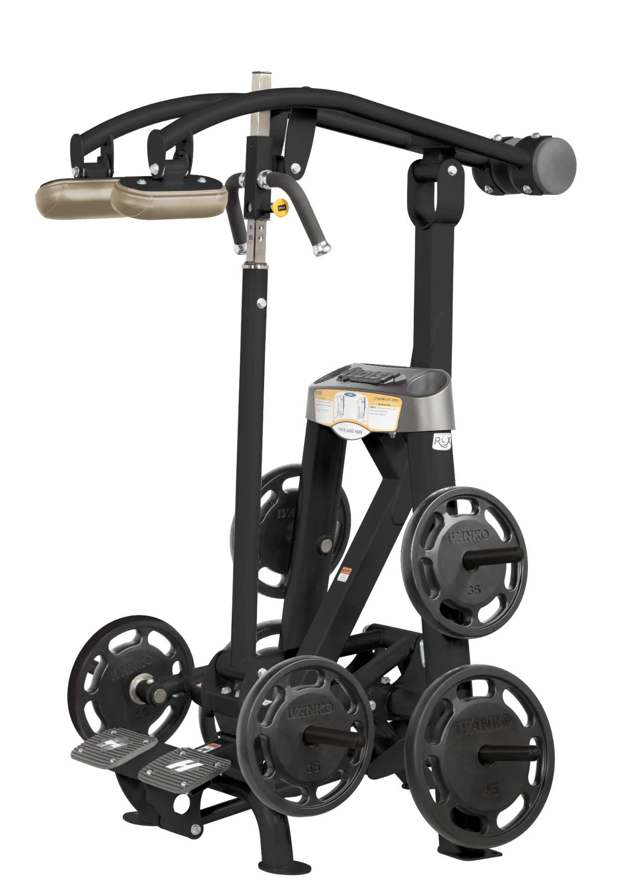 Hoist Fitness ROC IT RPL 5405 Plate Loaded Standing Calf Raise RPL-5405 - Fitness Outlet