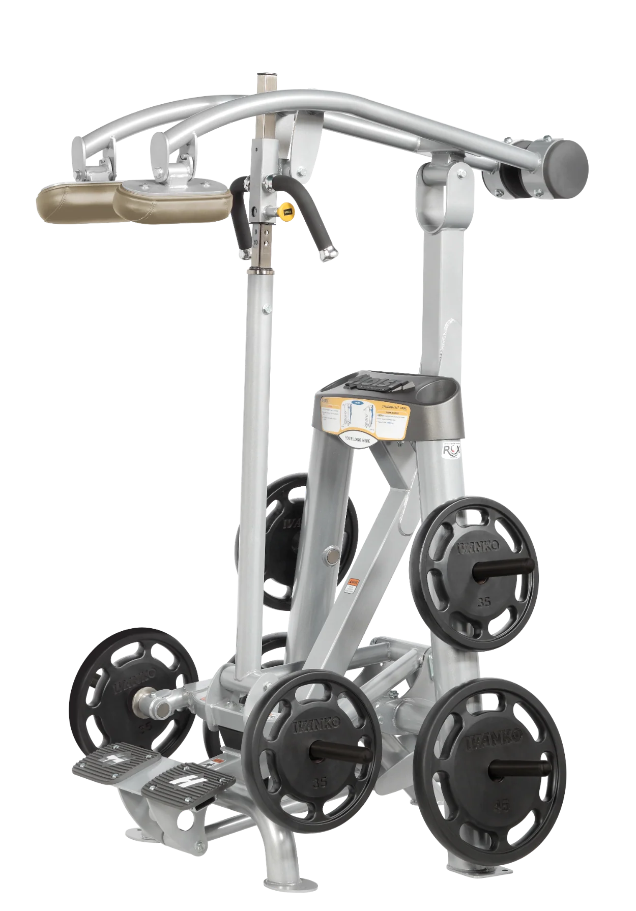 Hoist Fitness ROC IT RPL 5405 Plate Loaded Standing Calf Raise RPL-5405 - Fitness Outlet