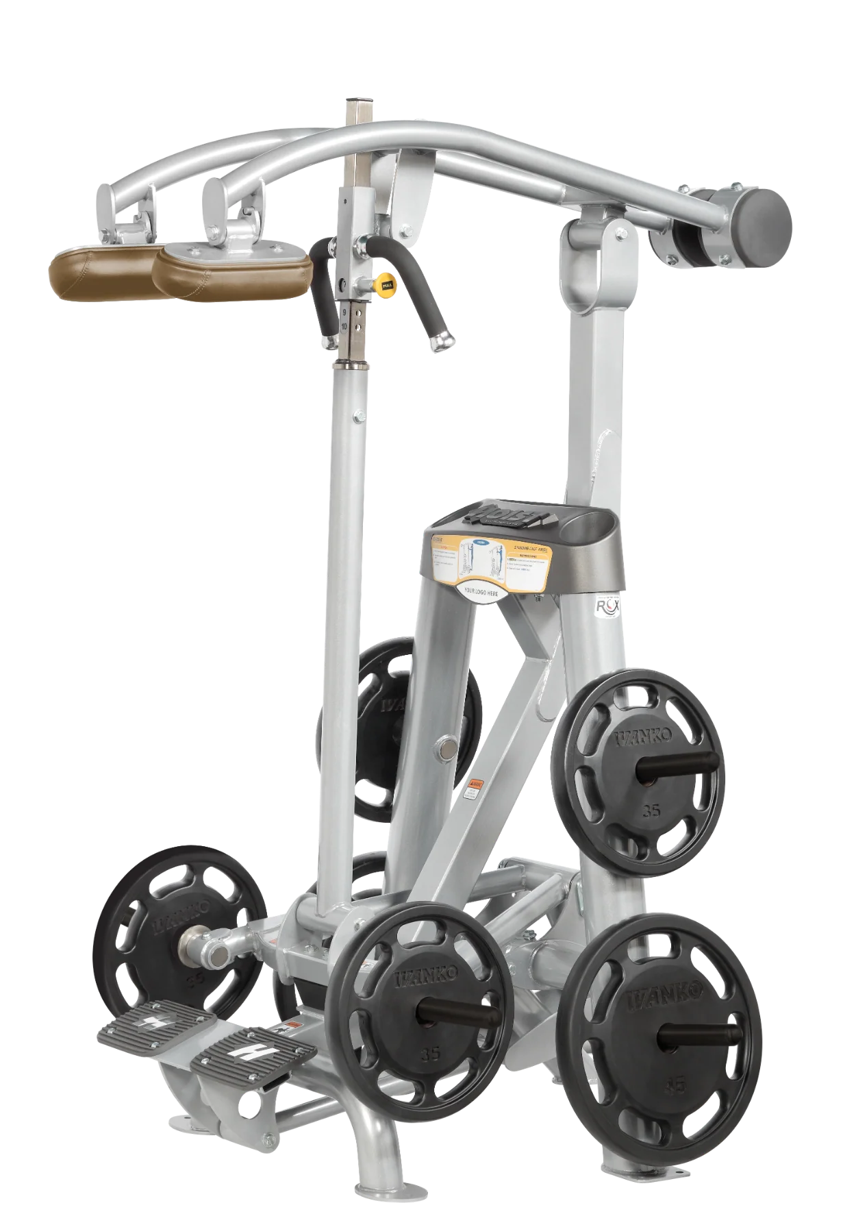 Hoist Fitness ROC IT RPL 5405 Plate Loaded Standing Calf Raise RPL-5405 - Fitness Outlet