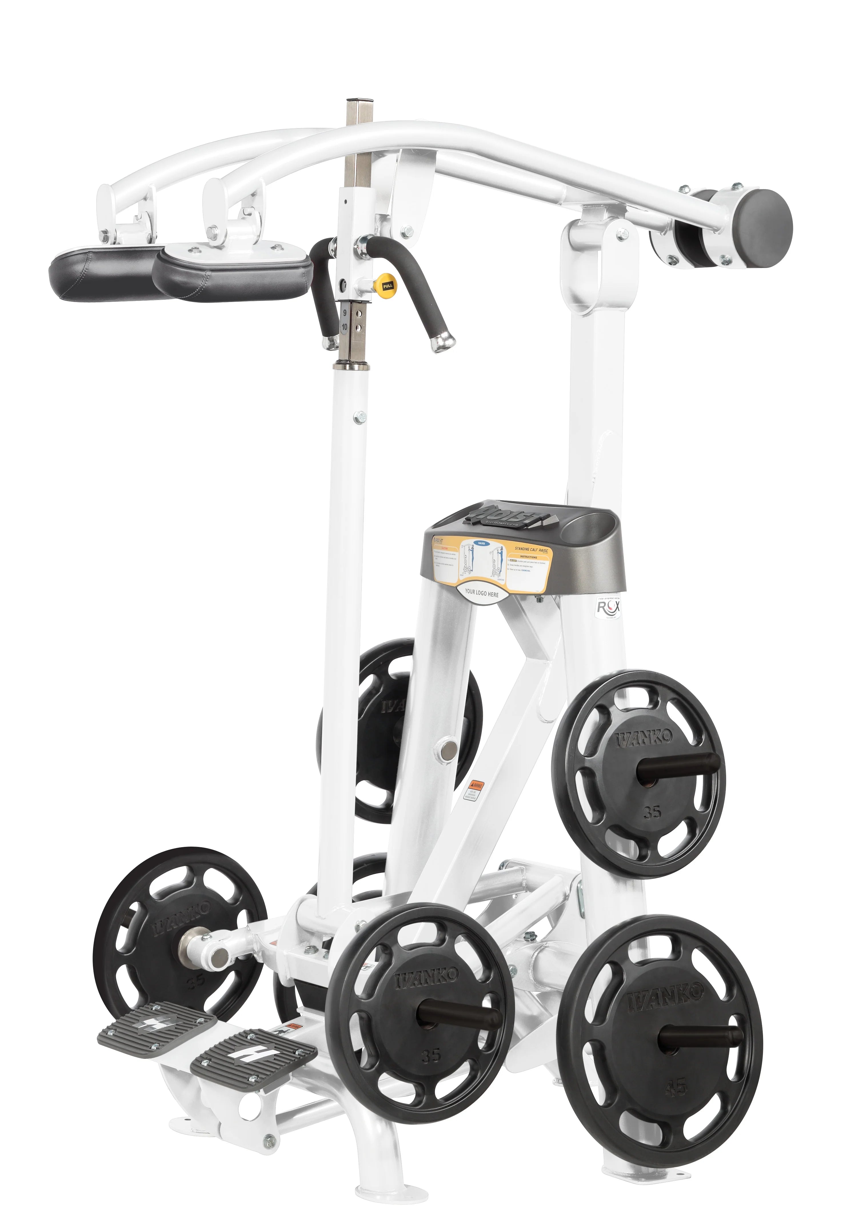 Hoist Fitness ROC IT RPL 5405 Plate Loaded Standing Calf Raise RPL-5405 - Fitness Outlet