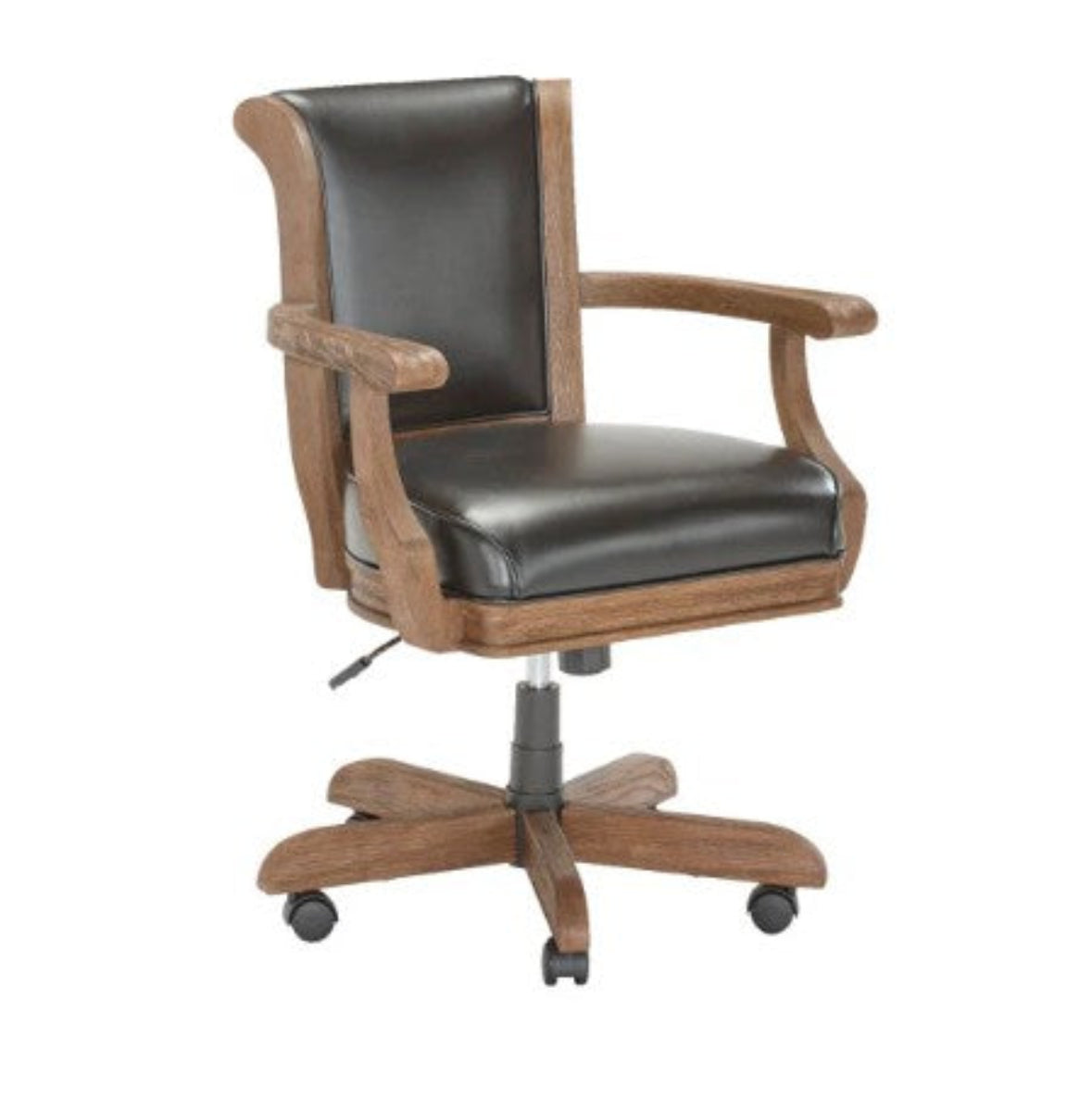 Centennial Game Table Chair in Rustic Dark Brown