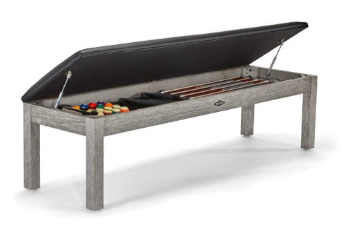 Centennial Storage Bench in Rustic Grey - Accessories Not included