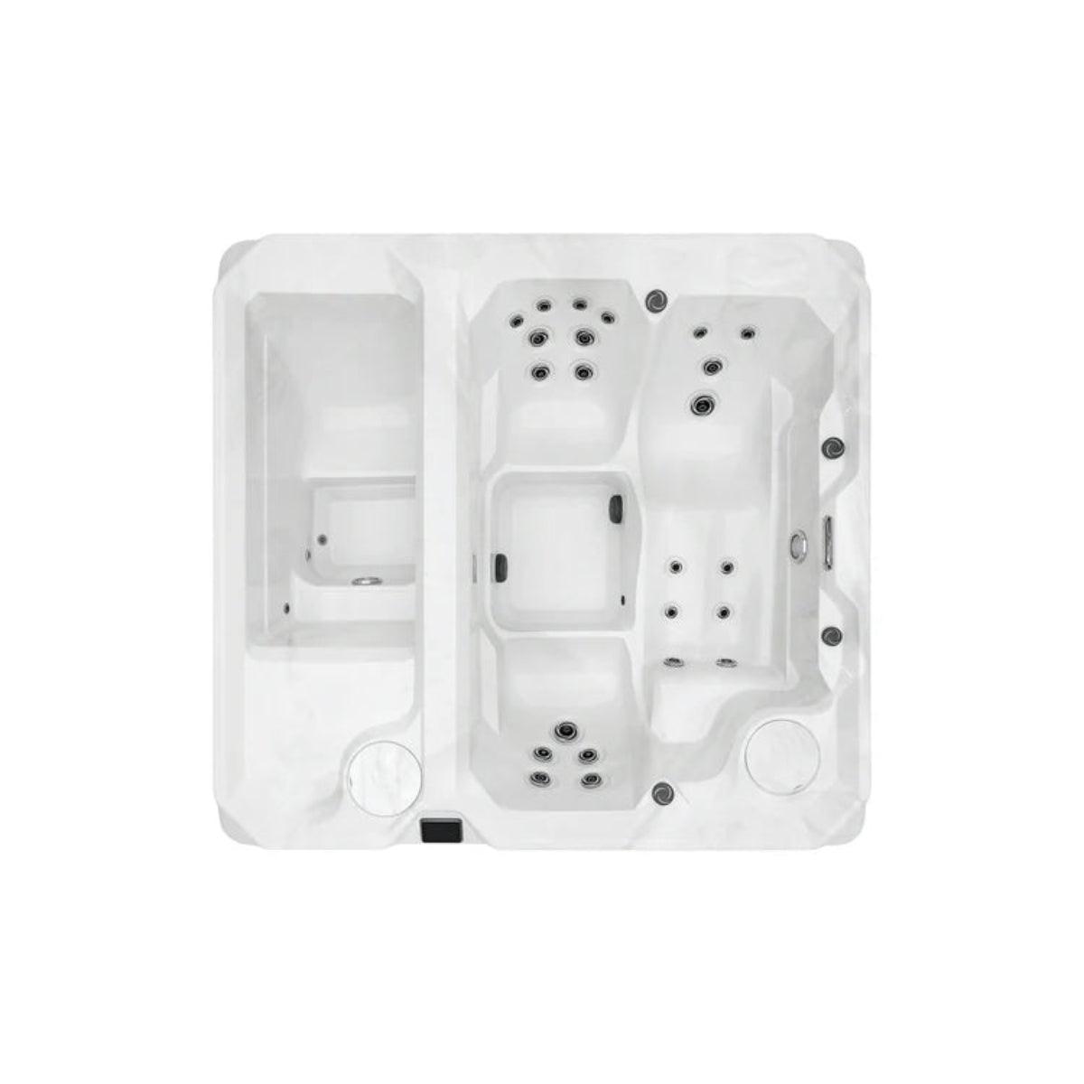 LIFETREND Sierra 3 Person Hot Tub & Cold Plunge Combo - Fitness Outlet