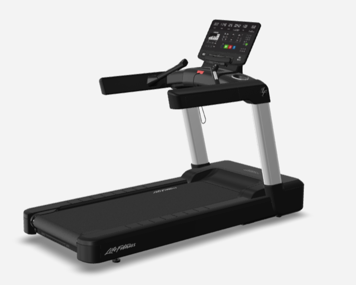 Life Fitness Integrity+ Treadmill - SL Console and Artic Silver