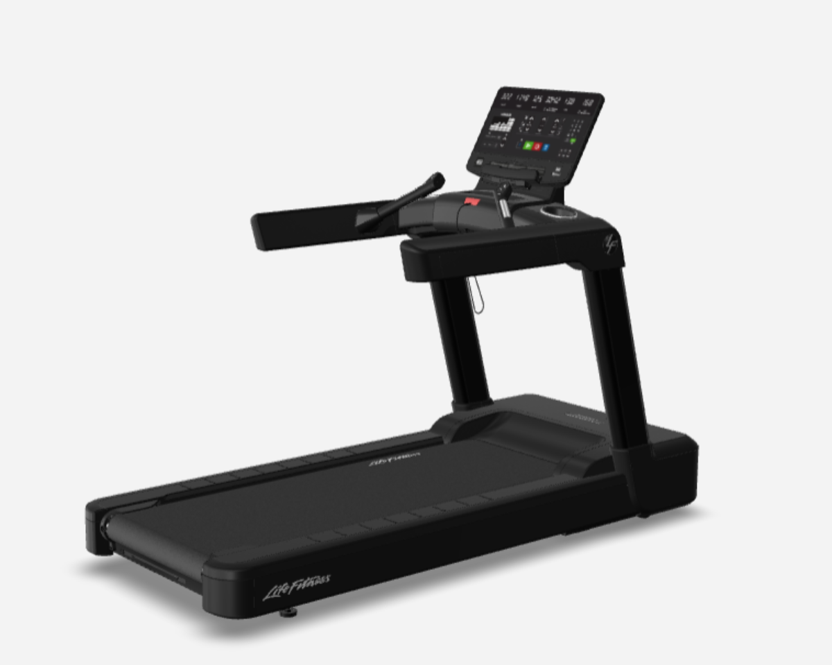 Life Fitness Integrity+ Treadmill - SL Console and Black Onyx