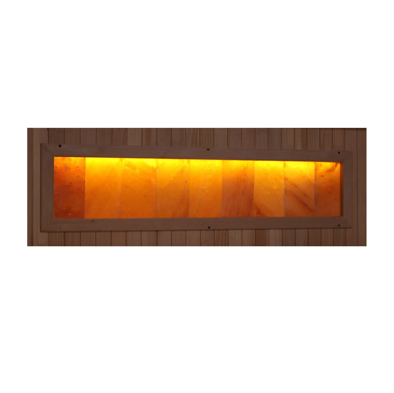 Golden Designs 3-Person Corner Full Spectrum PureTech™ Near Zero EMF FAR Infrared Sauna with Himalayan Salt Bar (Canadian Hemlock)