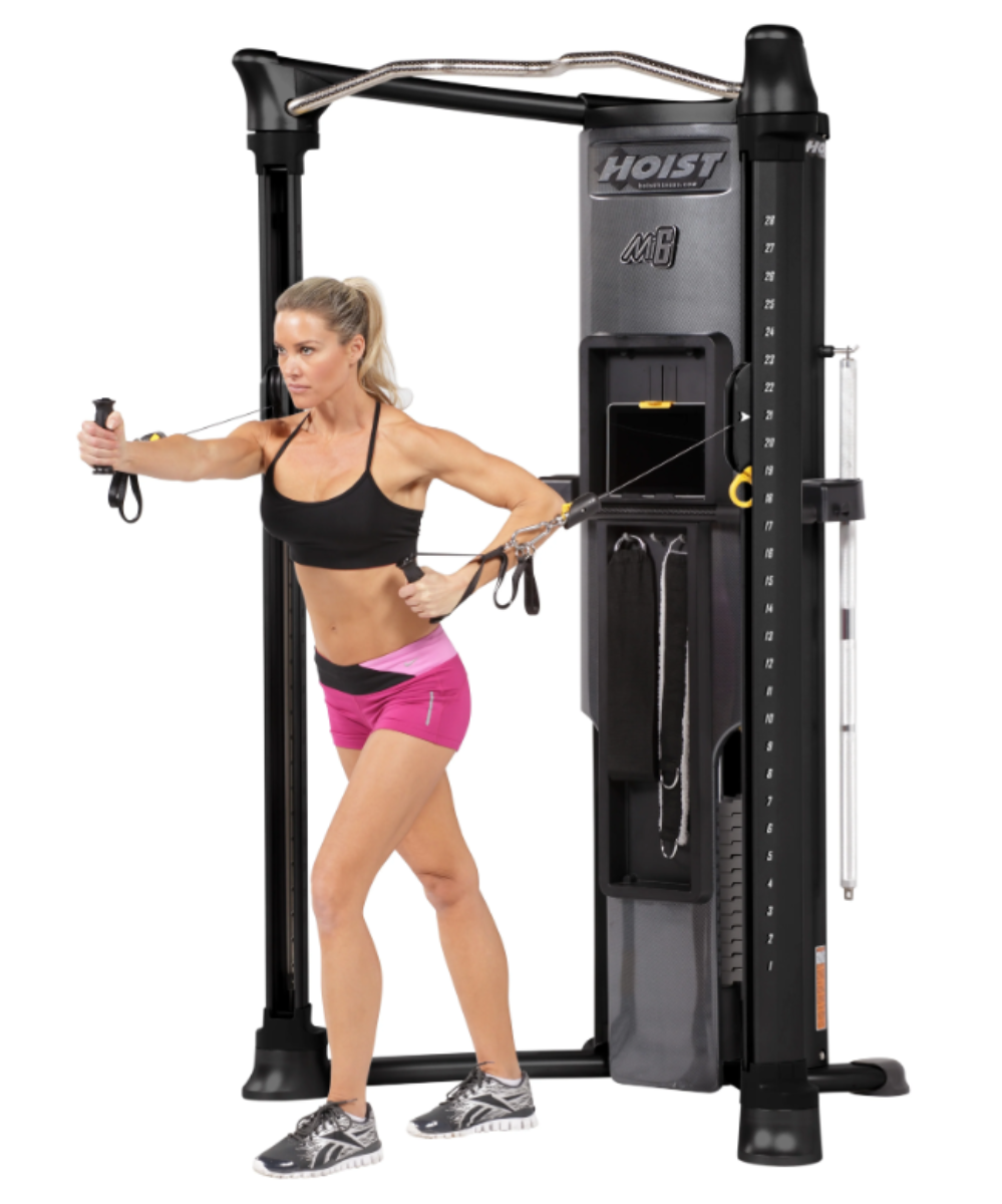 Hoist Fitness Mi6 Functional Training System - New Black Frame - FITNESS OUTLET