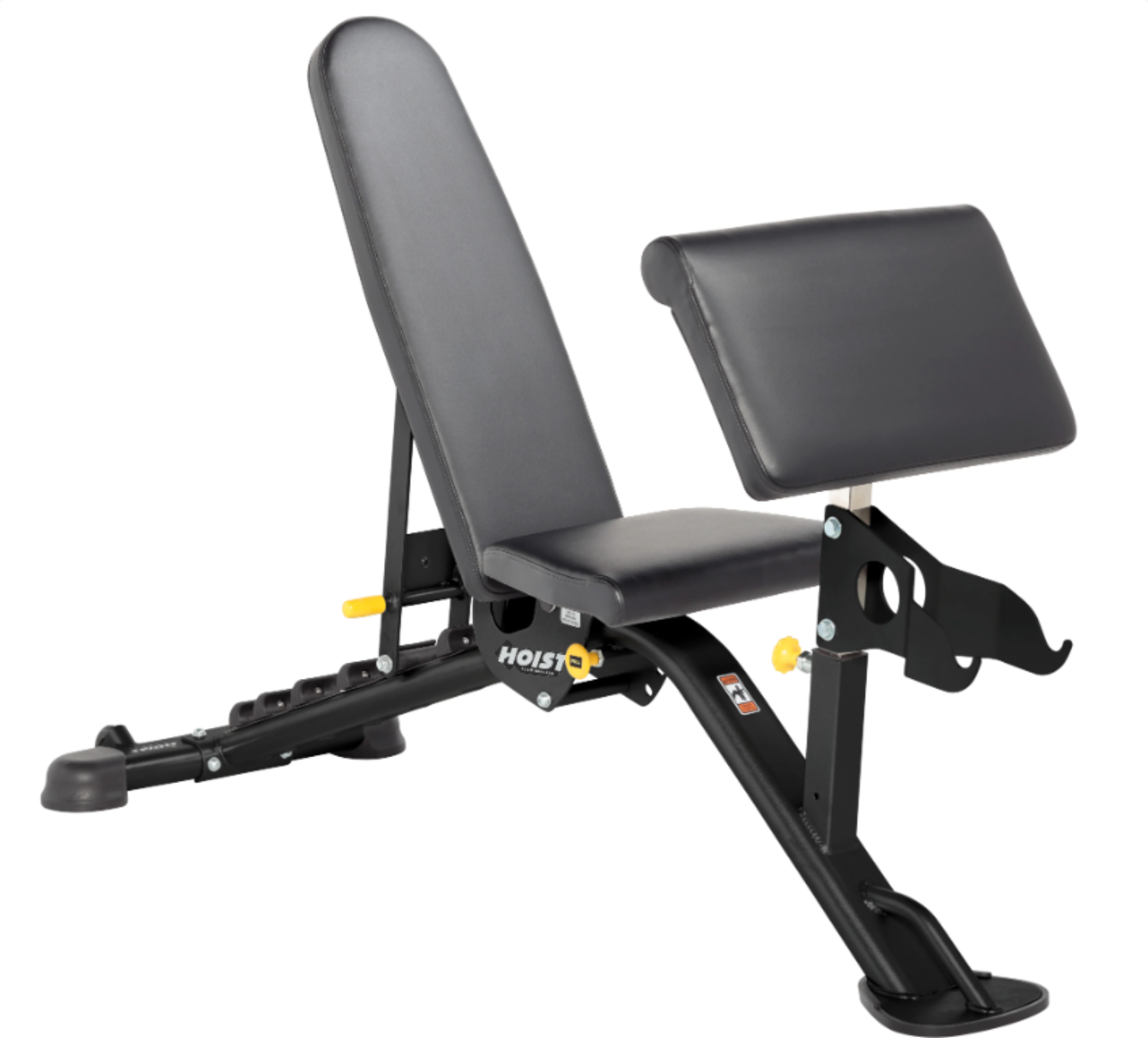 Hoist Fitness HF5165 7-Position F.I.D. Bench - New Matte Black Color - FITNESS OUTLET
