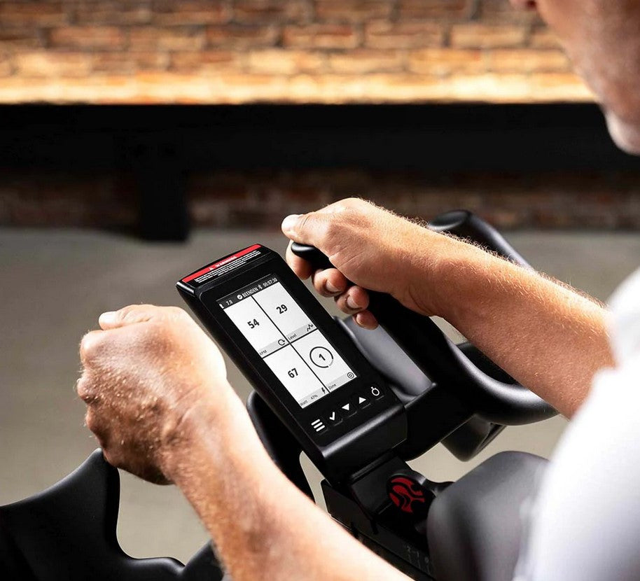Life Fitness IC7 Indoor Group Cycle shown with TFT Computer - Included