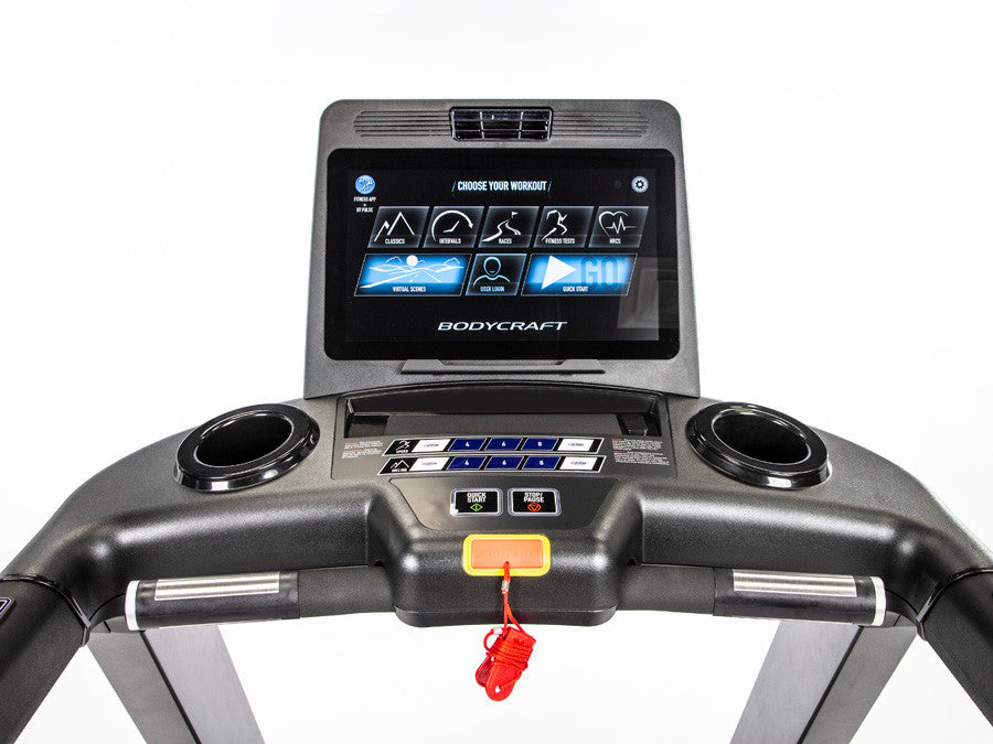 Bodycraft Residential T1050 Treadmill - 16" Touch Screen Console