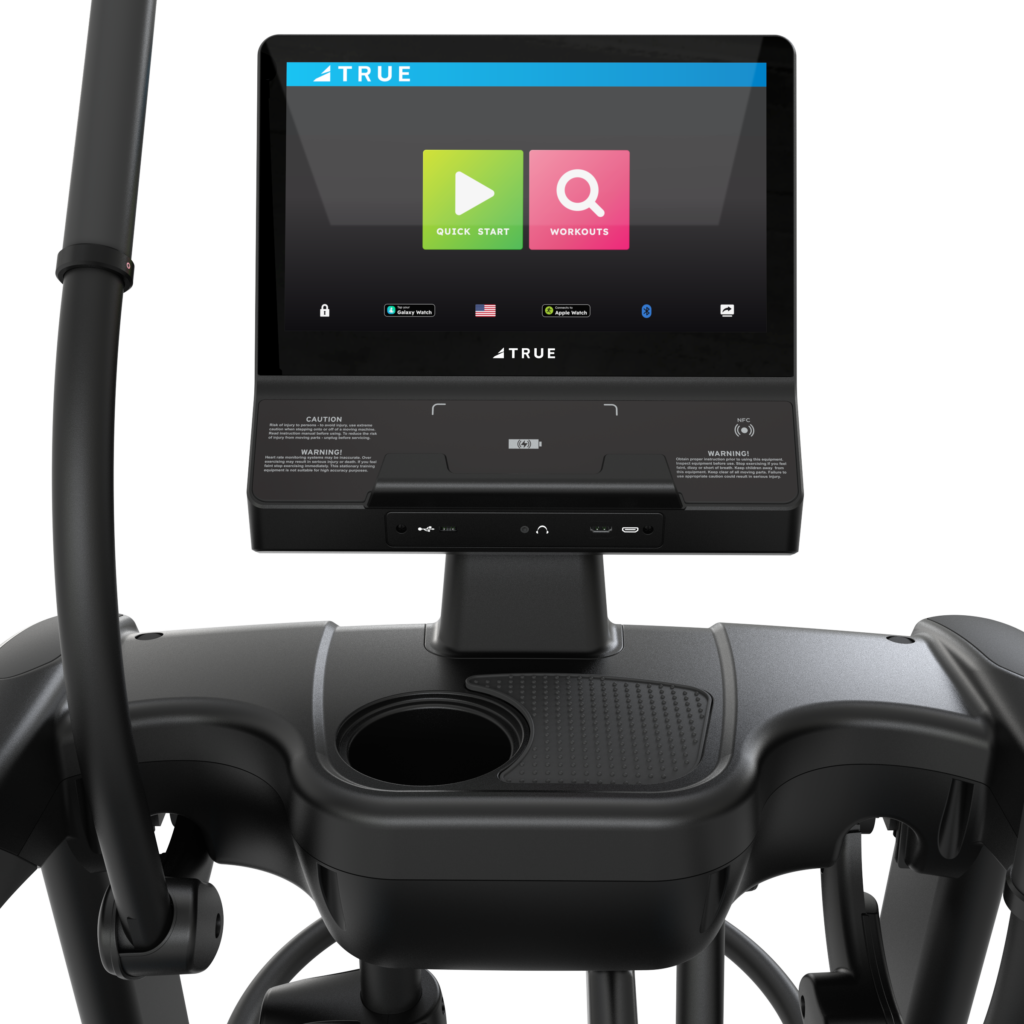 True Fitness Apex Elliptical - Unite 16" Touch Screen Console