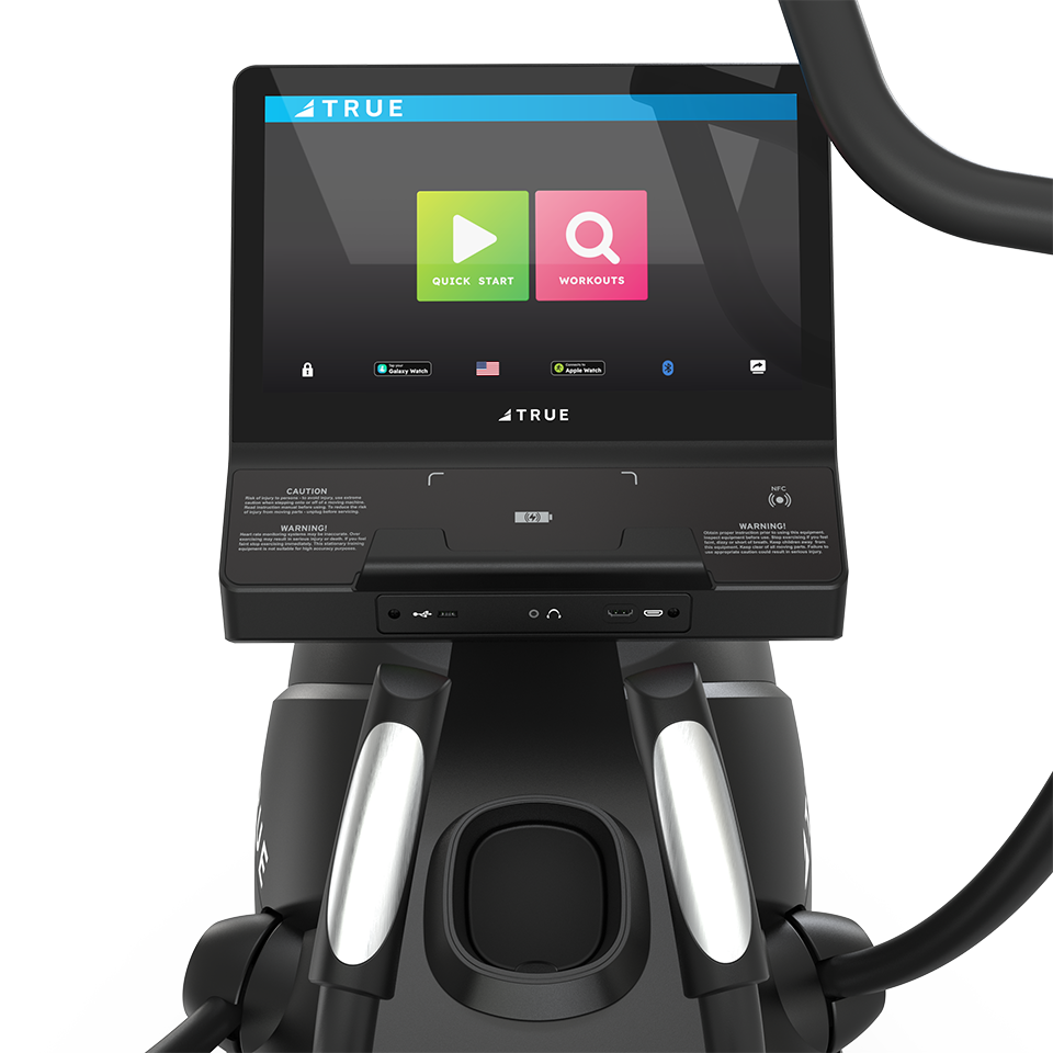 True Fitness Gravity Cross Trainer - Unite 16" Touch Screen Console