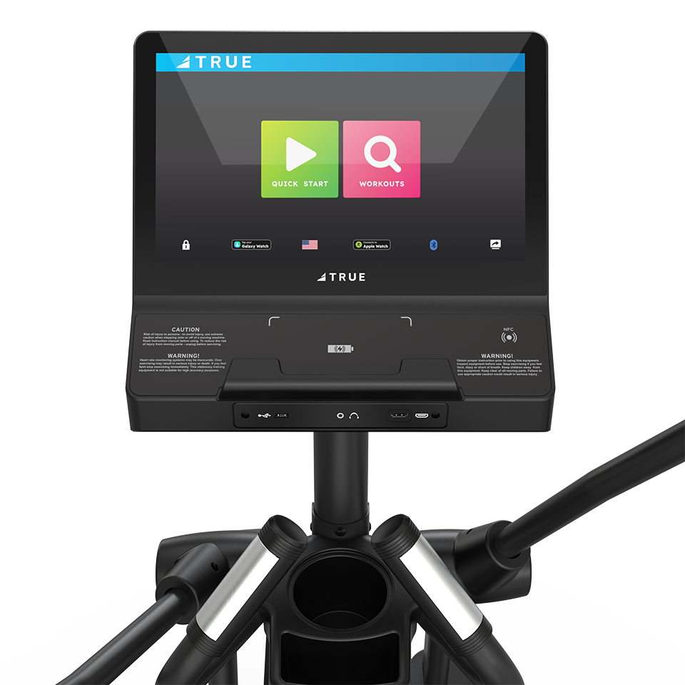 True Fitness Launch Elliptical - Unite 16" Touch Screen Console