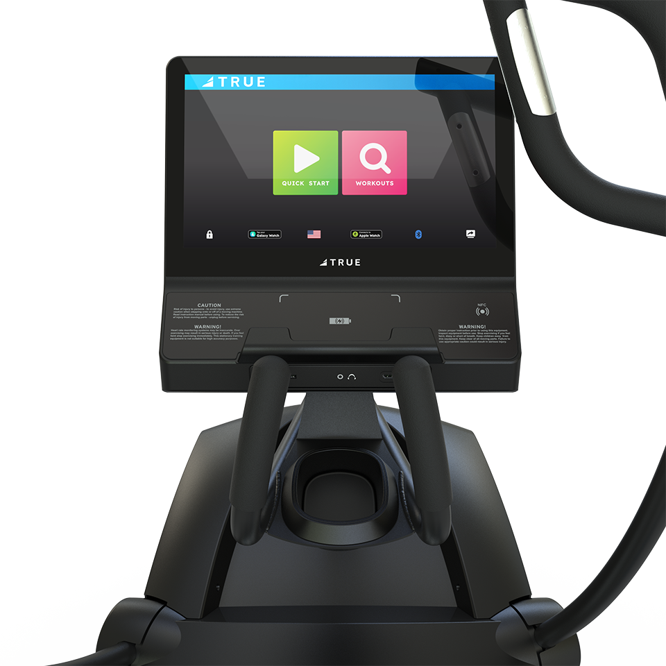 True Fitness LateralX Elliptical  - Unite 16" touchscreen console