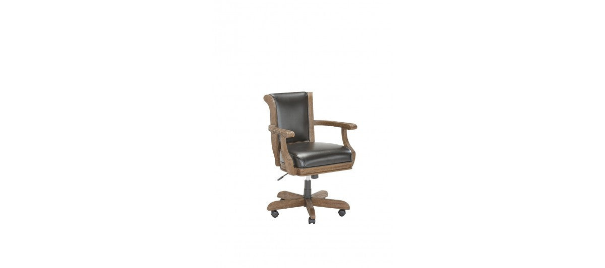 Brunswick Centennial Game Table Chair - Set of 2 - RUSTIC BROWN