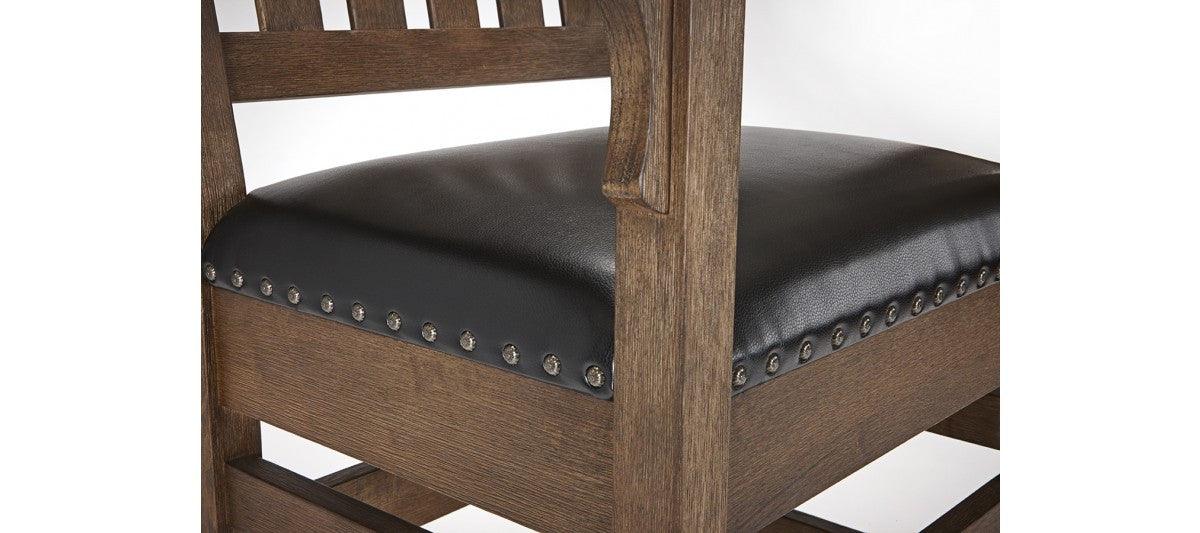 Brunswick Centennial Player's Chair - Set of 2 - RUSTIC DARK BROWN