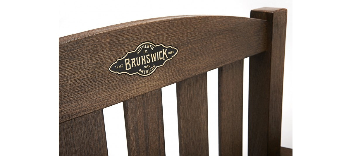 Brunswick Centennial Player's Chair - Set of 2 - RUSTIC DARK BROWN