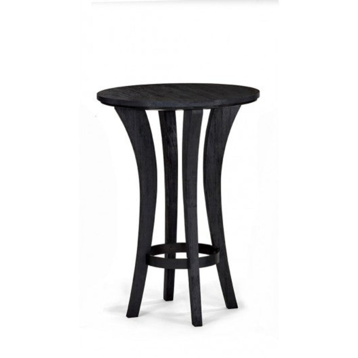 Brunswick Centennial Pub Table - BLACK WIRE BRUSH