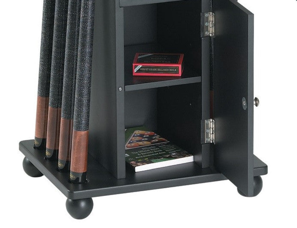 Brunswick Heritage Floor Cue Rack - Matte Black