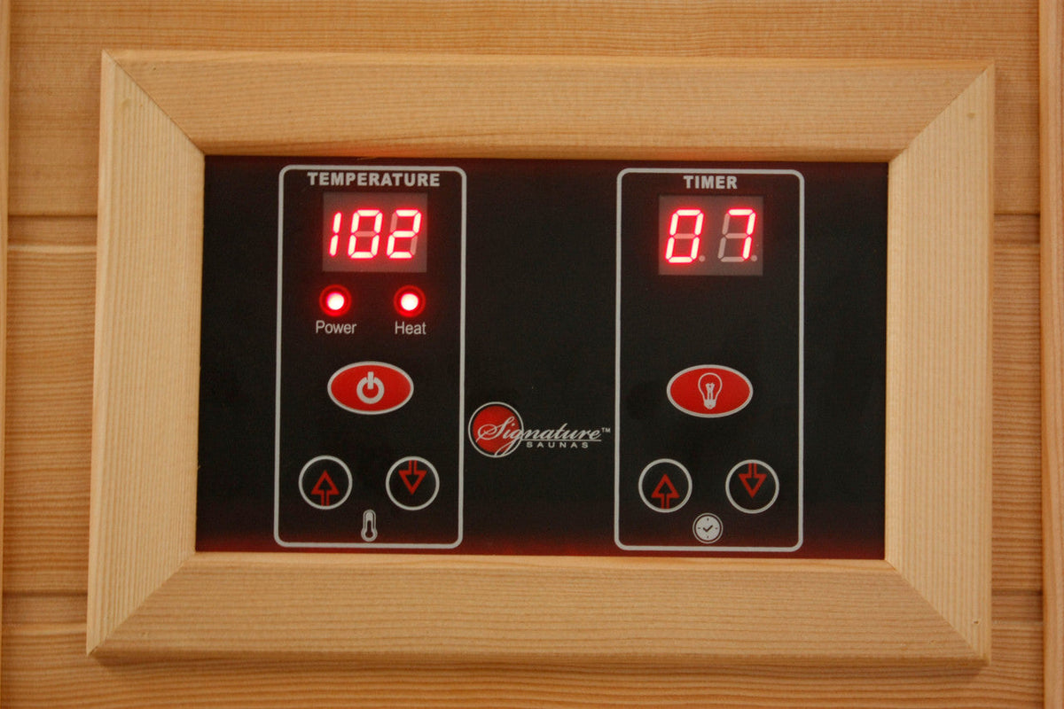 Golden Designs Maxxus Chaumont Edition 4 Person Near Zero EMF FAR Infrared Sauna - Canadian Red Cedar