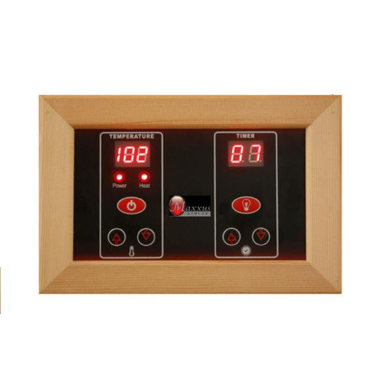 Golden Designs Maxxus 3-Person Low EMF (Under 8MG) FAR Infrared Sauna (Canadian Red Cedar)