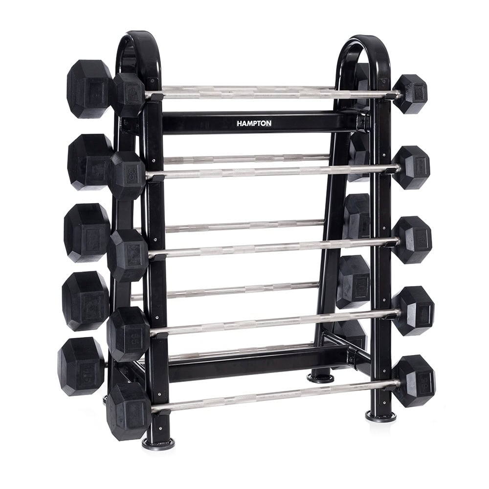 Hampton Dura-Bar Straight Barbells Club Pack (25 - 115 lb in 10 lb increments)