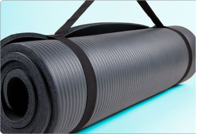 GoFit Fit Mat with Carry Strap - 3/8" thick x 2' x 6'