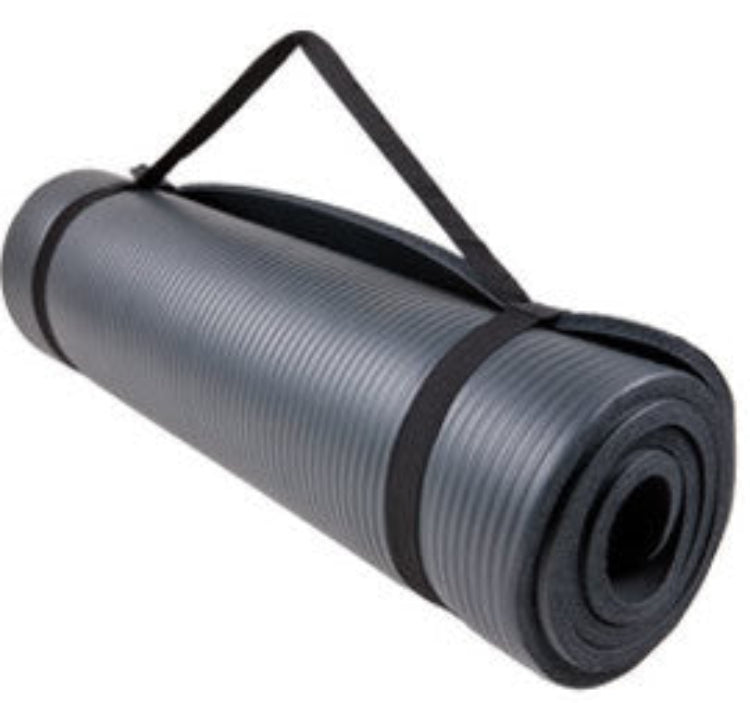 GoFit Fit Mat with Carry Strap - 3/8" thick x 2' x 6'