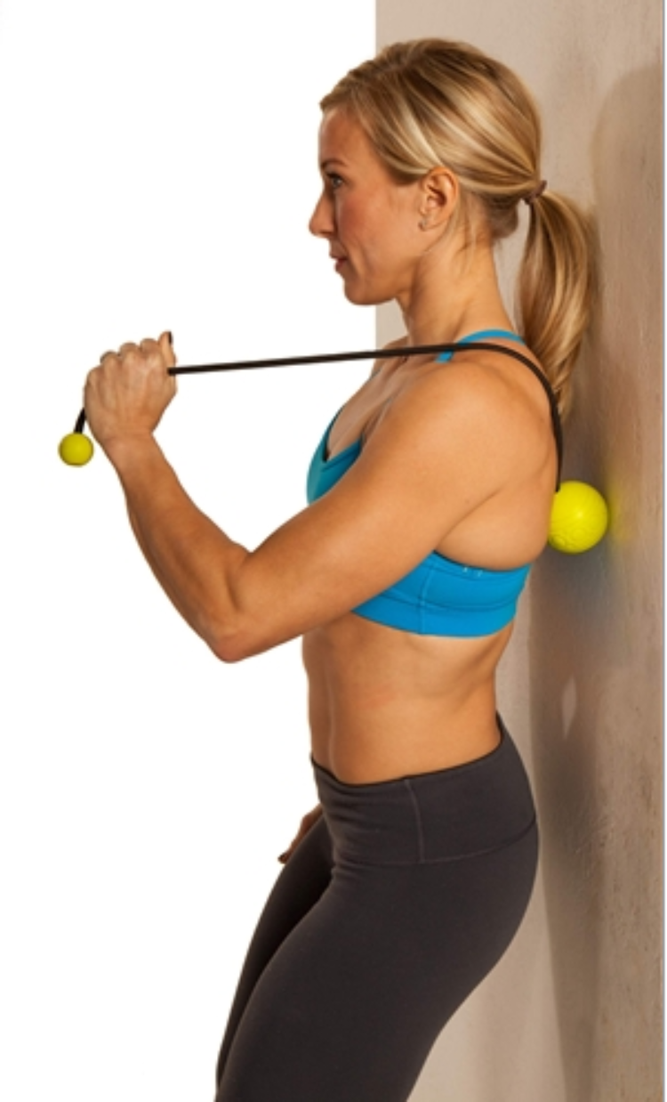 GoFit GoBall Therapeutic Massage Ball on a Rope