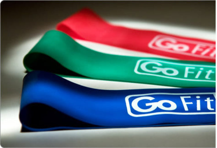 GoFit Power Loops- 3 Lower Body Bands with Exercise Book