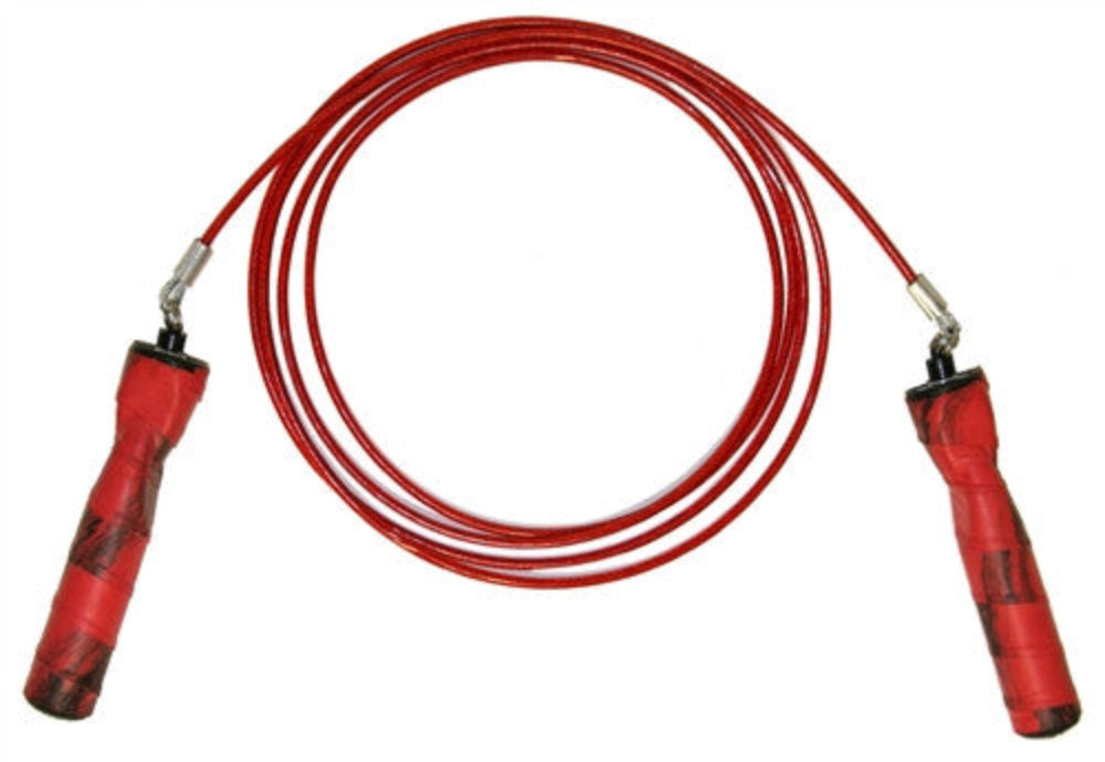 GoFit Pro Cable Jump Rope With Padded Contour Grip Handles- 9'