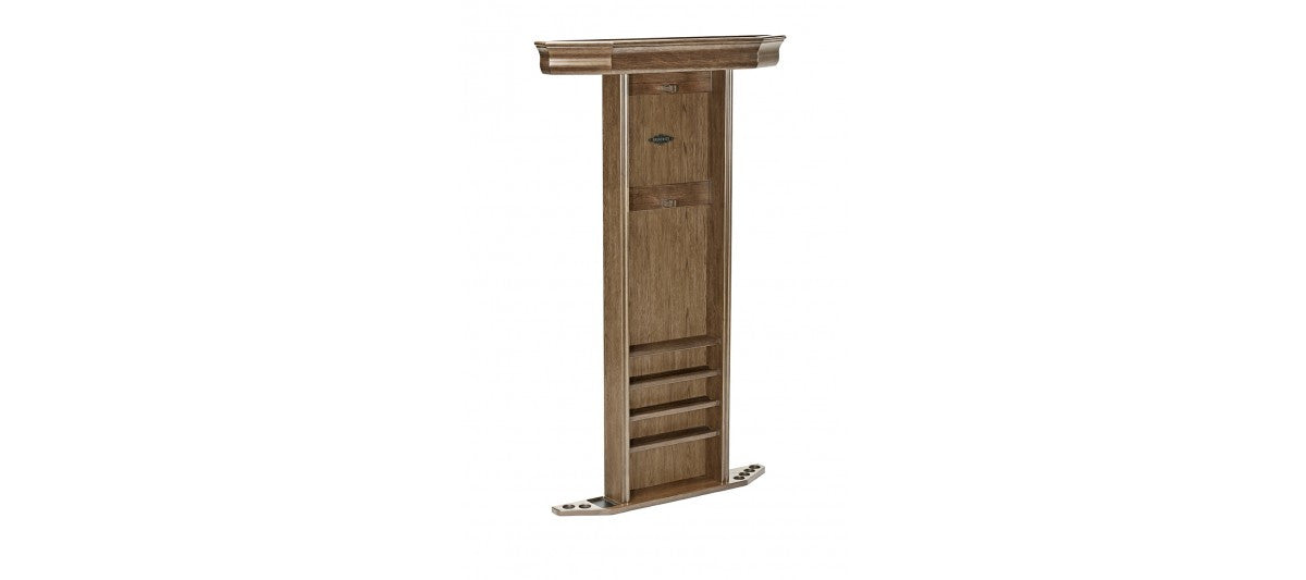 Brunswick Heritage Wall Cue Rack - RUSTIC DARK BROWN
