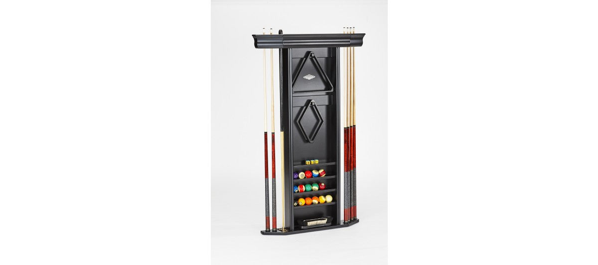 Brunswick Heritage Wall Cue Rack - MATTE BLACK