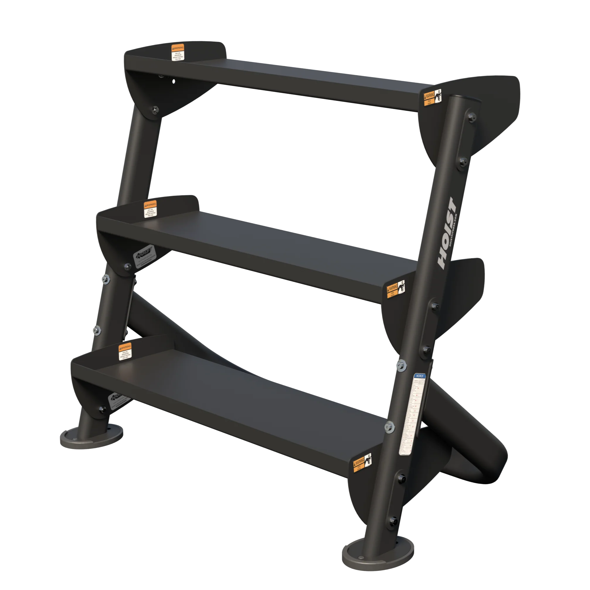 Hoist Fitness 36" Horizontal Dumbbell Rack HF 5461-36 - Fitness Outlet