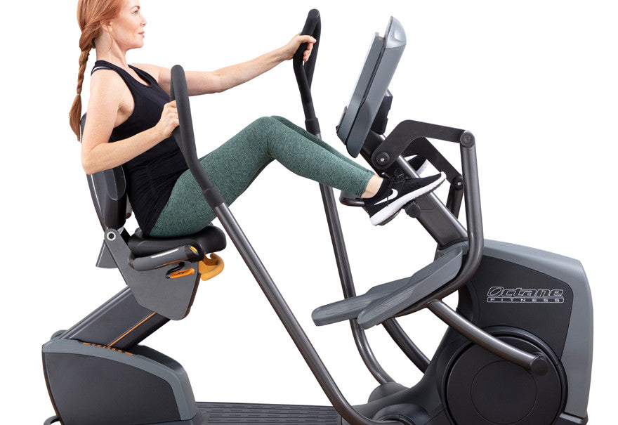 Octane Fitness XR6000S Recumbent Elliptical Cross Trainer with Swivel Seat