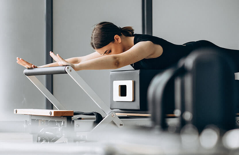 STOTT PILATES® by MERRITHEW At Home SPX - Reformer Package (Black) with Optional Jump Board