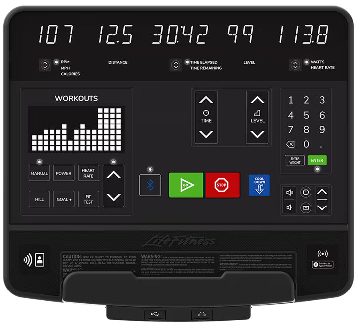 Life Fitness Club Series+ Recumbent Bike - FITNESS OUTLET
