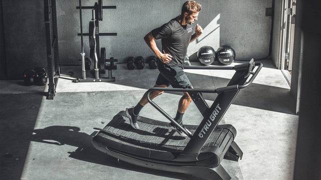 Tru Grit Fitness - Grit Runner Curved Manual Treadmill - Fitness Outlet