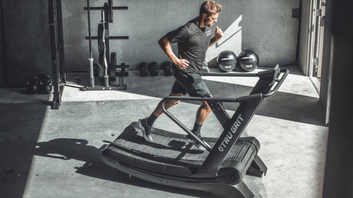 Tru Grit Fitness - Grit Runner Curved Manual Treadmill - Fitness Outlet