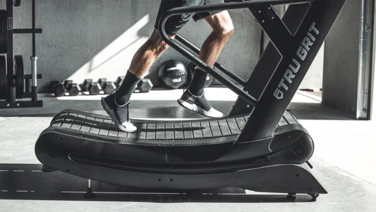 Tru Grit Fitness - Grit Runner Curved Manual Treadmill - Fitness Outlet