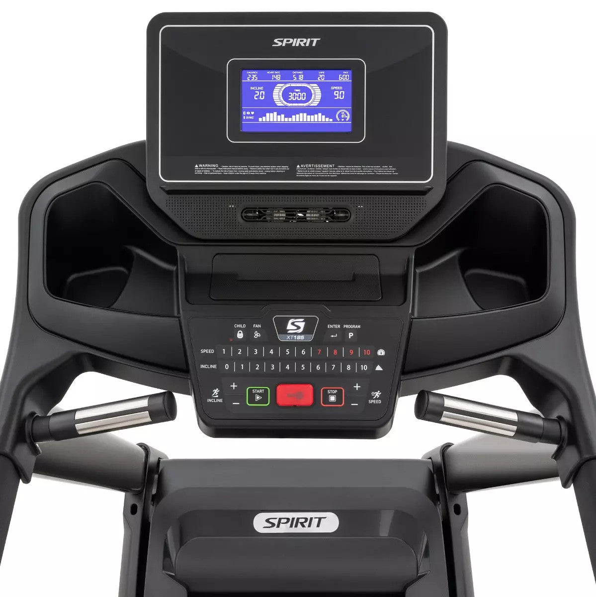 Spirit Fitness XT185 Folding Treadmill