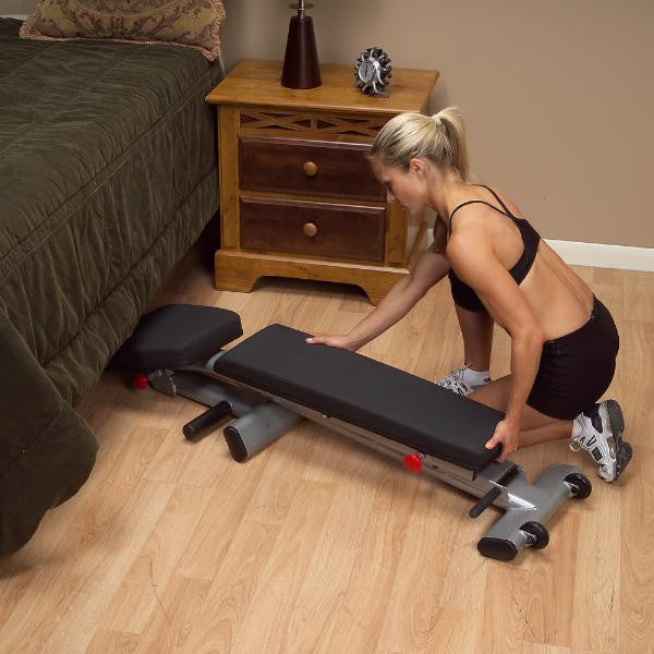 BodySolid GFID225 Folding Flat Incline Decline Weight Bench