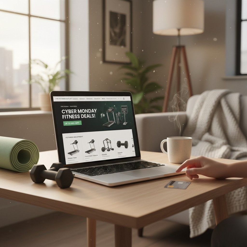 person browsing cyber monday deals on laptop