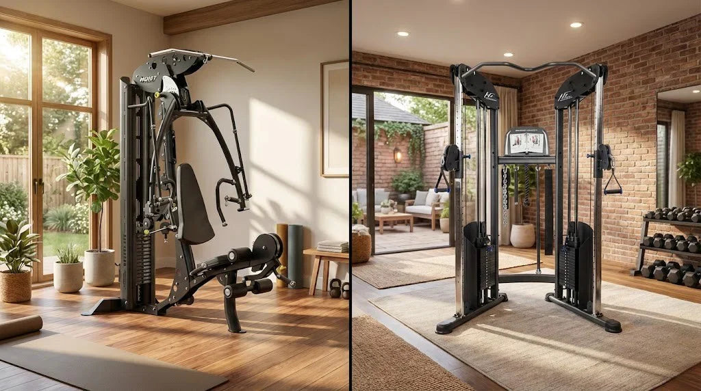 home gym and functional trainer in home gyms