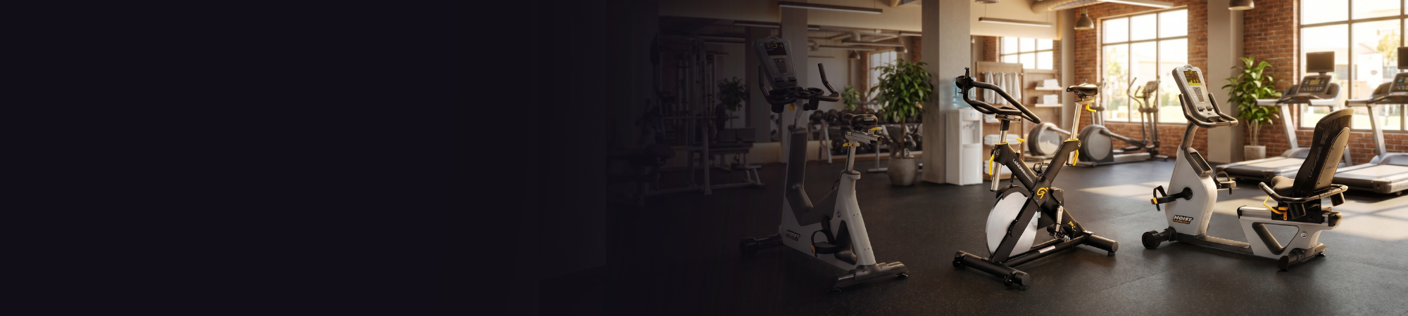 lemond bikes in a nice commercial gym