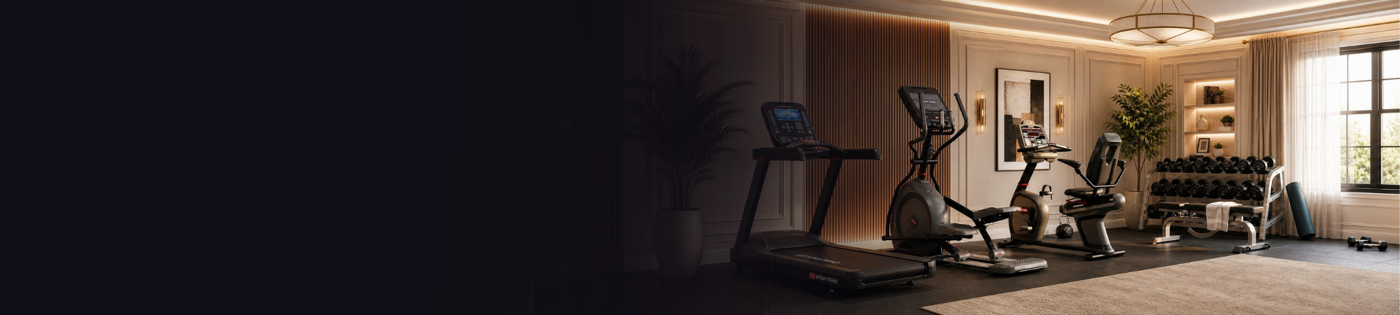 star trac cardio equipment in a nice commercial gym