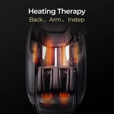 LIFETREND Luxe 4D Dual Core Faux Leather Massage Chair - Fitness Outlet